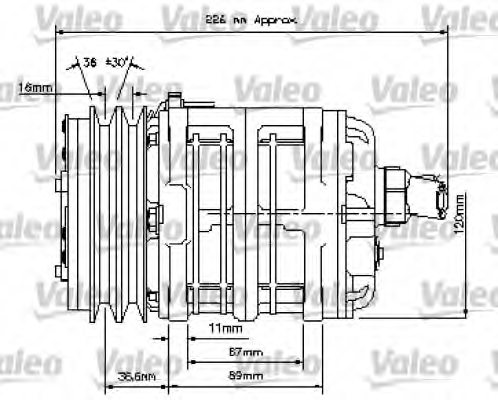 VALEO 815812 Compressor, air conditioning